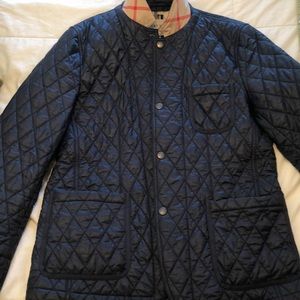 Burberry Brit Navy Quilted Jacket